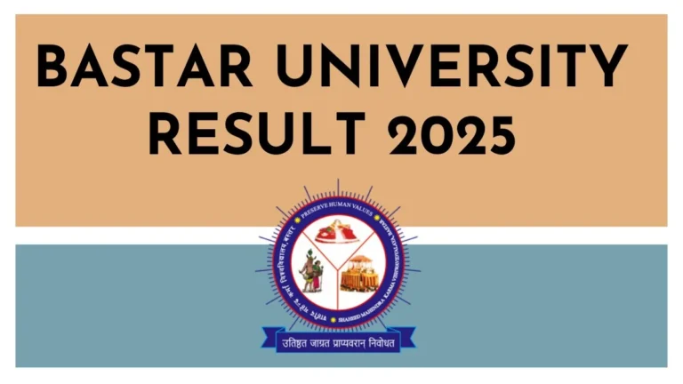 Bastar University Result 2025-2026