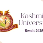Kashmir University Result 2025-2026 - Check UG, PG Semester Results