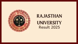 Rajasthan University Result 2025-2026 | Check UG, PG Semester Results