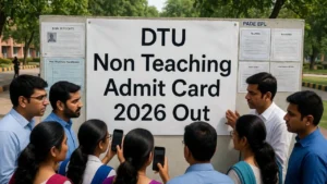 Delhi Technological University Issues Admit Cards for Non-Teaching Recruitment Exam