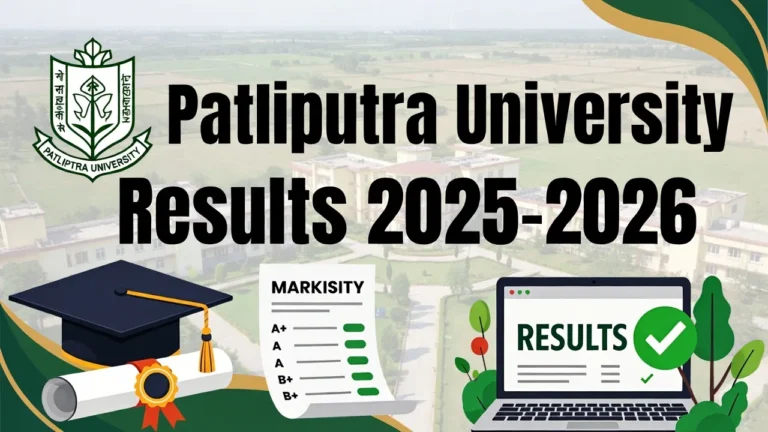 Patliputra University Result 2025-2026