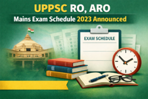 UPPSC RO, ARO Mains Exam Schedule 2023 Announced; Revised Dates Released