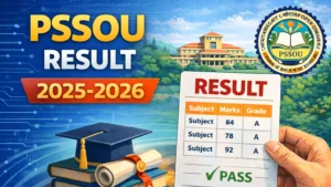 PSSOU Result 2025-2026 - Pandit Sundarlal Sharma Open University UG PG Results