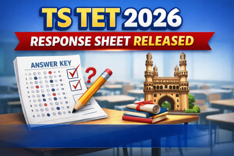 TS TET 2026 Response Sheet Released