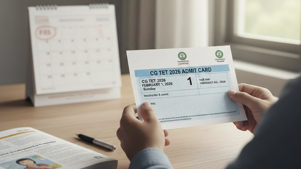 CG TET 2026 Admit Card Released at vyapamcg.cgstate.gov.in