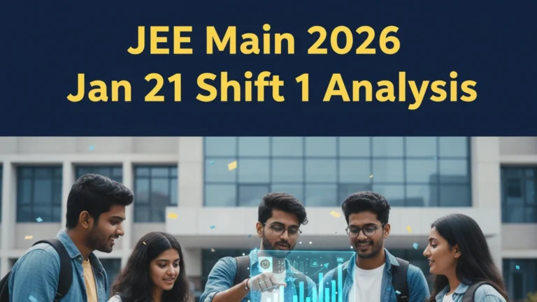 JEE Main 2026 Jan 21 Shift 1 Analysis, Highlights Moderate to Tough Difficulty; Shift 2 Underway
