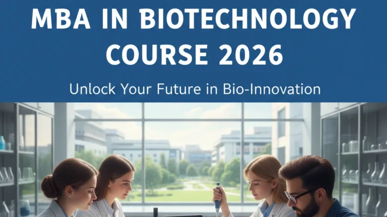 MBA in Biotechnology: Course, Eligibility, Colleges, Salary, Syllabus, Jobs, in India 2026