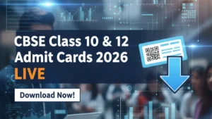 CBSE Class 10 and 12 Admit Cards 2026 Expected Soon at cbse.gov.in; Check release Dates, Direct Link, Steps to Download 