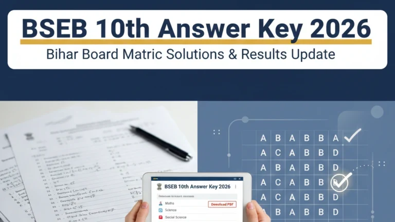 BSEB 10th Answer Key 2026