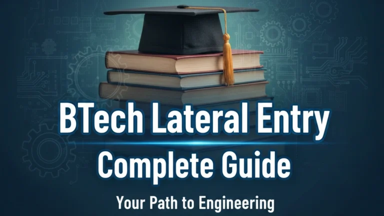 BTech Lateral Entry 2026: Eligibility, Syllabus, Top Colleges & Diploma Holder Guide