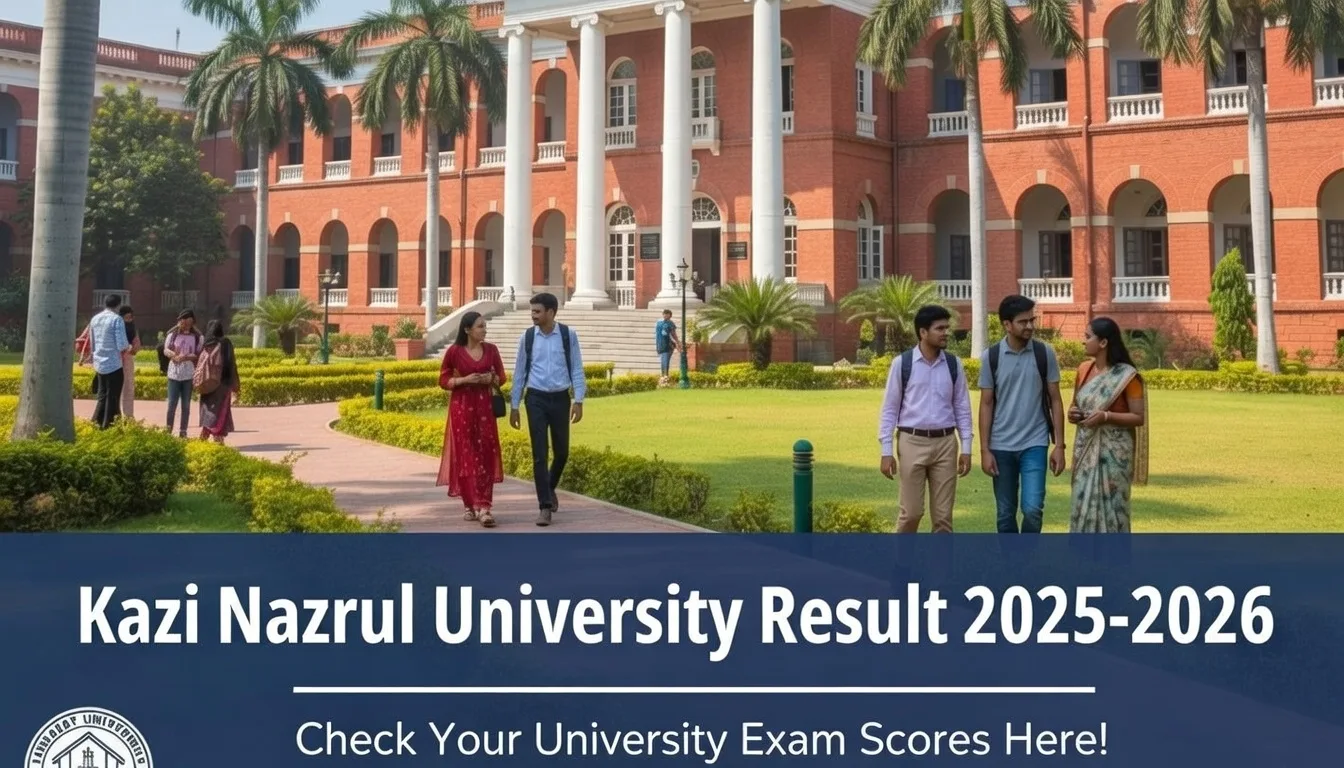 Kazi Nazrul University Result 2025-2026