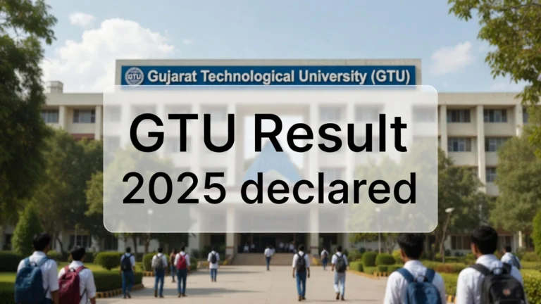 GTU Result 2025 Declared