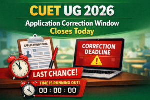 CUET UG 2026 Application Correction Window Closes Today: Edit Details at cuet.nta.nic.in