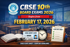 CBSE 10th Board Exams 2026 Begins from Feb 17; Check Date Sheet & Exam Day Instructions