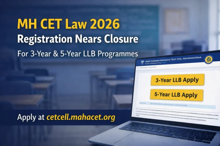 MH CET Law 2026 Registration