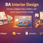 BA Interior Design: Courses, Colleges, Fees, Syllabus, and Career Opportunities in India