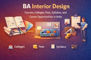BA Interior Design course in India