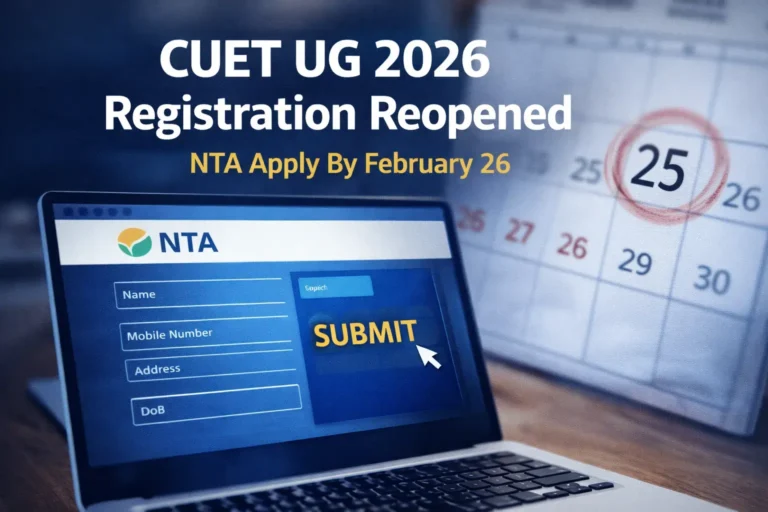 CUET UG 2026 Registration