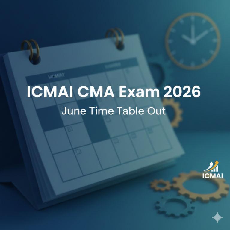 ICMAI CMA Exam 2026: June Time Table Out