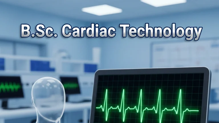 BSC Cardiac Technology 2026 Course Details