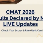 CMAT 2026 Results Declared by NTA: Result and Scorecard Direct Links Here