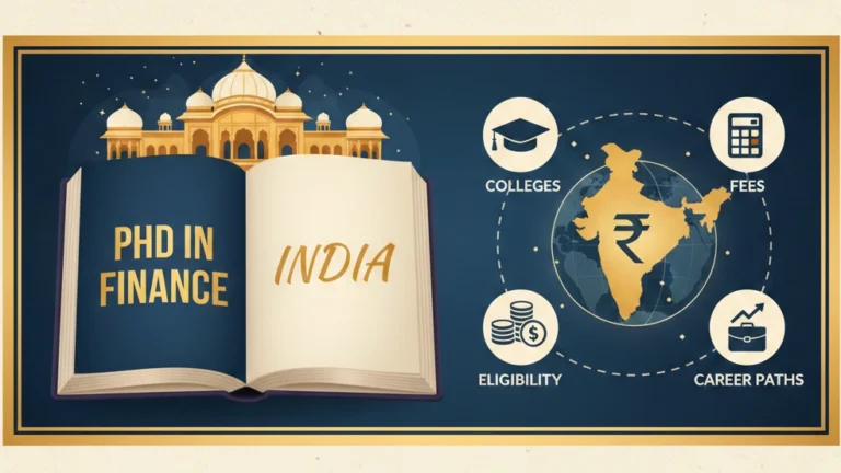 PhD in Finance in India course details