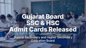 GSHSEB Announces Release of Hall Tickets for SSC and HSC Examinations 2026, Find Direct Links Here