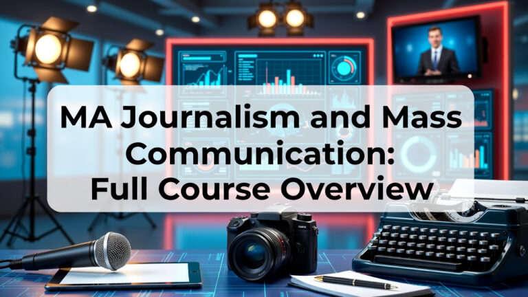 MA Journalism and Mass Communication