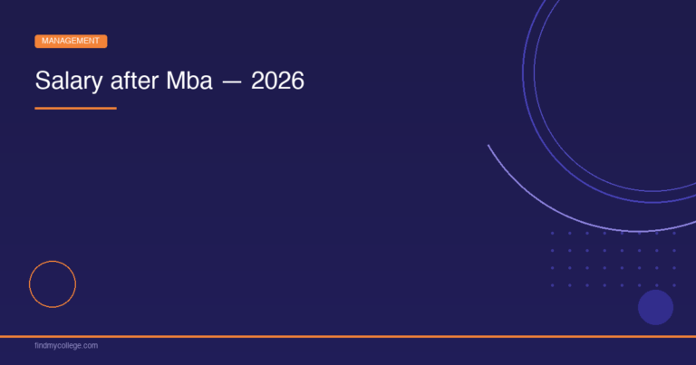 Salary after MBA – Top Colleges with Placement, Companies, Roles Offered & Trends 2026
