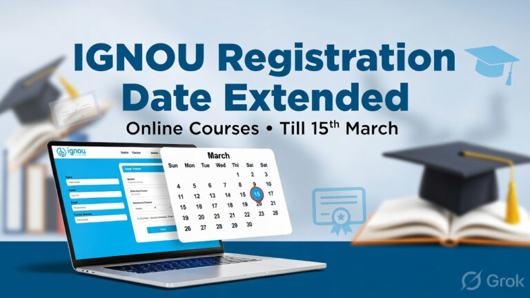 IGNOU Online Course Registration 2026