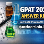 GPAT 2026 Answer Key (Likely Today) @natboard.edu.in Live Updates: How to Download Provisional Key