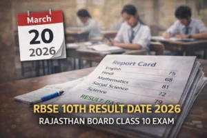RBSE 10th Result Date 2026