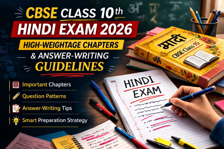 CBSE Class 10 Hindi Exam 2026