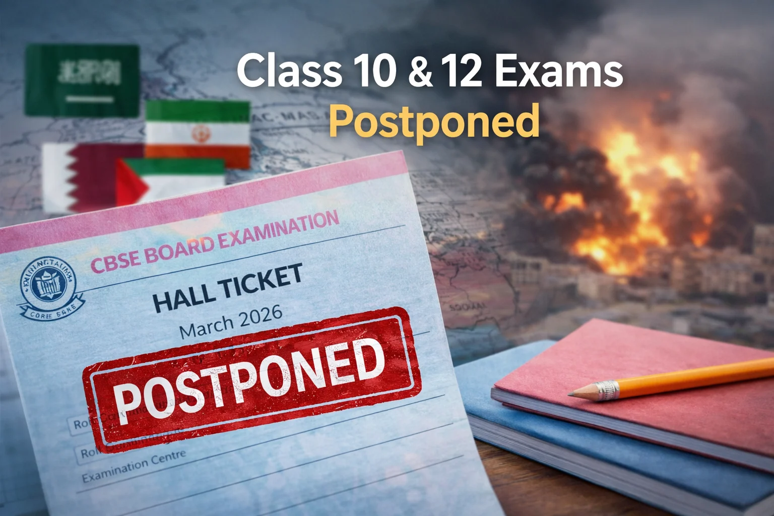 Central Board of Secondary Education Postpones Class 10 and 12 Board Exams in Middle East Region