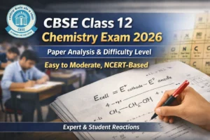 CBSE Class 12 Chemistry Exam Analysis 2026: Paper Rated Easy to Moderate, NCERT-Based Questions Dominate