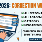 NEET 2026 Correction Window Opens Today