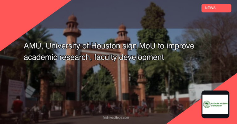 AMU, University of Houston sign MoU to improve academic research, faculty development