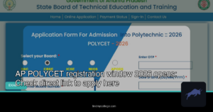 AP POLYCET registration window 2026 opens: Check direct link to apply here